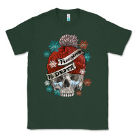 Sports Green freezing to death skull Classic Tee - FaDigitalArtStudio