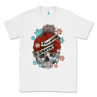 White freezing to death skull Classic Tee - FaDigitalArtStudio