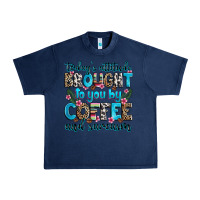 Navy today's attitude brought to you by coffee and sarc Urban Heavy Tee - Zillion Design Studio