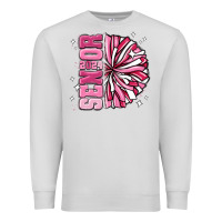 Dove Grey senior 2024 pink cheer Premium Sweatshirt - MaliasSmallBusiness