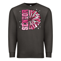 Smoke senior 2024 pink cheer Premium Sweatshirt - MaliasSmallBusiness