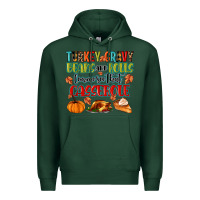 Sports Green turkey gravy beans and rolls lemme see that casser Premium Hoodie - MaliasSmallBusiness