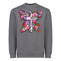 Storm faith butterfly cross Heavyweight Sweatshirt - Zillion Design Studio