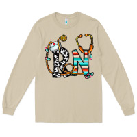 Mushroom rn nurse Long Sleeve Tee - CowhideDigitalArt