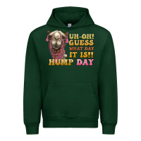 Forest Green guess what day it is hump day camel Urban Hoodie - BarkalooDesign