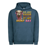 Pigment Midnight Navy guess what day it is hump day camel Urban Hoodie - BarkalooDesign