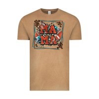 Vintage Camel American football mama with leopard Vintage Tee - Zillion Design Studio