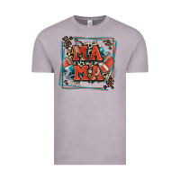 American Football Mama With Leopard Vintage Tee | Teevron