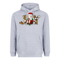 Heather Grey joy christmas lamb Heavyweight Hoodie - Jasminsmagicworld