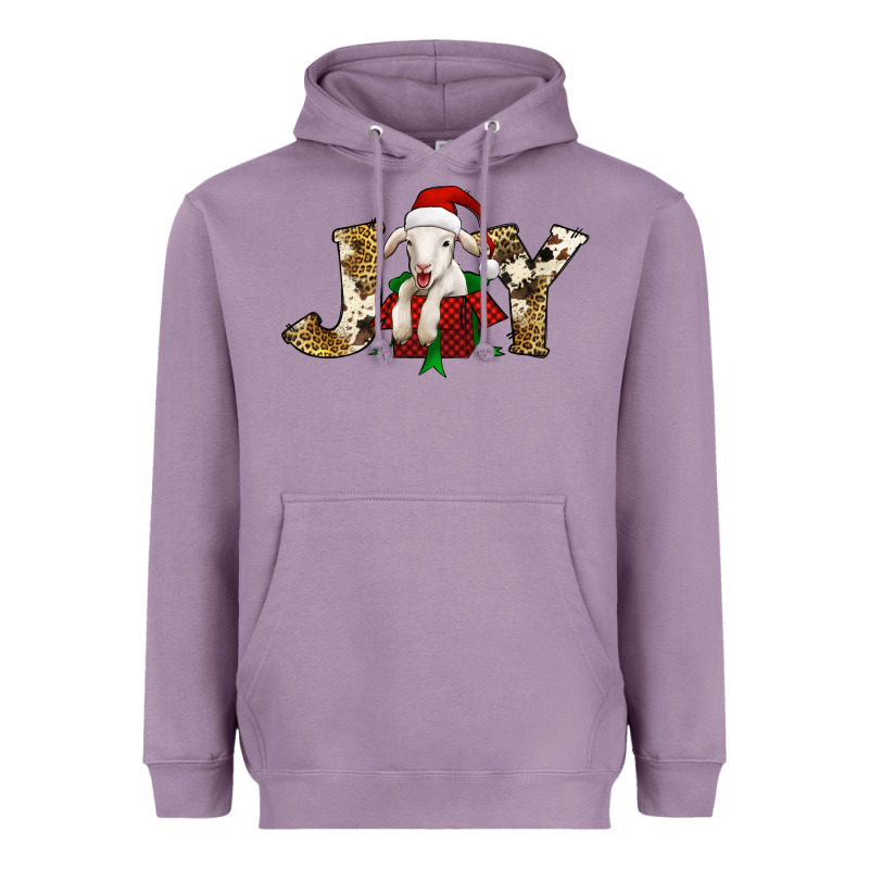 Joy Christmas Lamb Heavyweight Hoodie by Jasminsmagicworld | Teevron