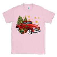 Bubblegum Pink christmas truck Classic Tee - FaDigitalArtStudio