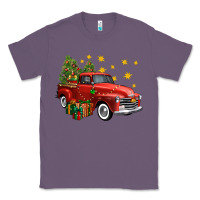 Lavender christmas truck Classic Tee - FaDigitalArtStudio