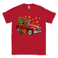 Red christmas truck Classic Tee - FaDigitalArtStudio