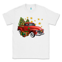White christmas truck Classic Tee - FaDigitalArtStudio