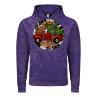 Cloud Purple Farm Truck Christmas Vintage Hoodie - RanaPortraitStore