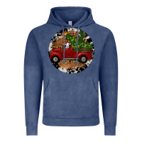 Vintage Denim Farm Truck Christmas Vintage Hoodie - RanaPortraitStore