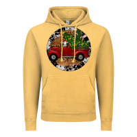 Vintage Mustard Farm Truck Christmas Vintage Hoodie - RanaPortraitStore