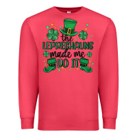 Cardinal the leprechauns made me do it Premium Sweatshirt - MaliasSmallBusiness