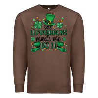 Chestnut the leprechauns made me do it Premium Sweatshirt - MaliasSmallBusiness
