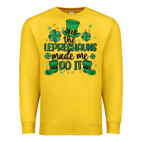 Lemon the leprechauns made me do it Premium Sweatshirt - MaliasSmallBusiness