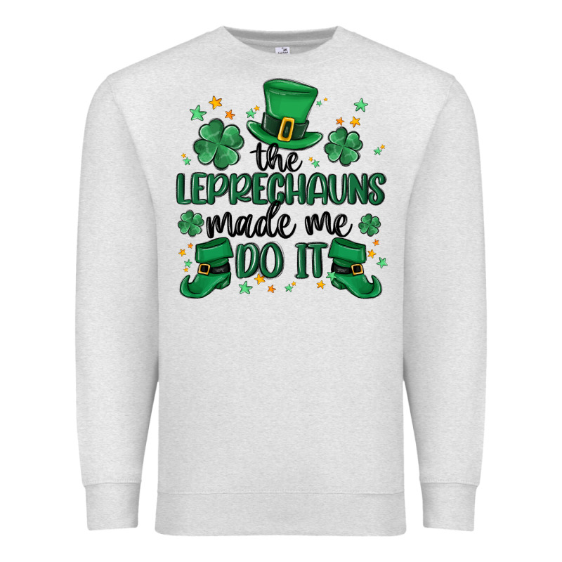 The Leprechauns Made Me Do It Premium Sweatshirt by MaliasSmallBusiness | Teevron