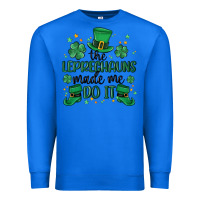 True Royal the leprechauns made me do it Premium Sweatshirt - MaliasSmallBusiness