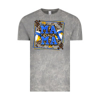 Cloud Rock volleyball mama with leopard Vintage Tee - Zillion Design Studio