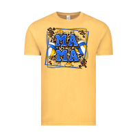 Vintage Mustard volleyball mama with leopard Vintage Tee - Zillion Design Studio