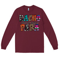 Burgundy nacho para Long Sleeve Tee - RacoonDesign