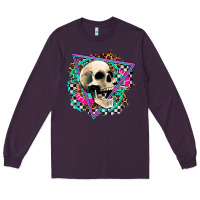 Plum race skull Long Sleeve Tee - AdoDesignShop