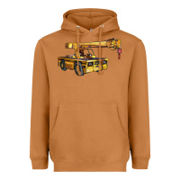 Meerkat carry deck crane Heavyweight Hoodie - LillyAllenDesigns