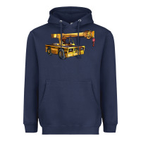 Navy carry deck crane Heavyweight Hoodie - LillyAllenDesigns