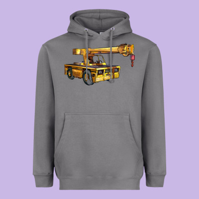 Carry Deck Crane Heavyweight Hoodie Designed By Lillyallendesigns