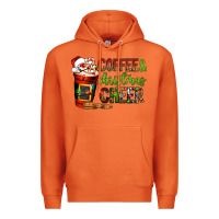 Carrot Coffee and Christmas cheer Premium Hoodie - NancyCooperArtShop