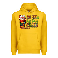 Lemon Coffee and Christmas cheer Premium Hoodie - NancyCooperArtShop
