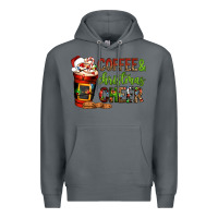 Rock Coffee and Christmas cheer Premium Hoodie - NancyCooperArtShop