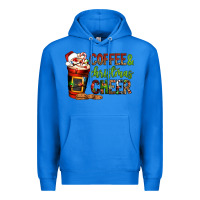 True Royal Coffee and Christmas cheer Premium Hoodie - NancyCooperArtShop