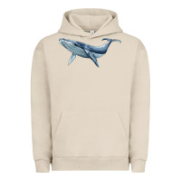 Pigment French Oak humpback whale Urban Hoodie - BarkalooDesign