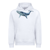 White humpback whale Urban Hoodie - BarkalooDesign