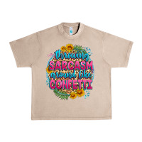 French Oak throwing sarcasm around like confetti Urban Heavy Tee - Zillion Design Studio