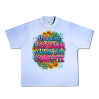 Grape Ice throwing sarcasm around like confetti Urban Heavy Tee - Zillion Design Studio