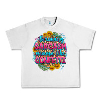 Lunar Rock throwing sarcasm around like confetti Urban Heavy Tee - Zillion Design Studio