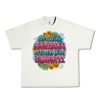 Pistachio throwing sarcasm around like confetti Urban Heavy Tee - Zillion Design Studio