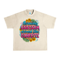Sandshell throwing sarcasm around like confetti Urban Heavy Tee - Zillion Design Studio