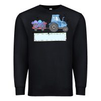 Black easter tractor boy Premium Sweatshirt - MaliasSmallBusiness