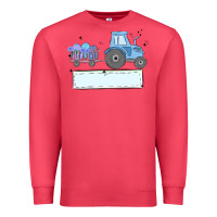 Cardinal easter tractor boy Premium Sweatshirt - MaliasSmallBusiness