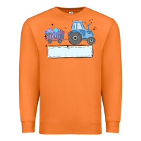 Carrot easter tractor boy Premium Sweatshirt - MaliasSmallBusiness