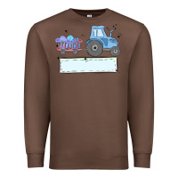 Chestnut easter tractor boy Premium Sweatshirt - MaliasSmallBusiness