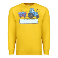 Lemon easter tractor boy Premium Sweatshirt - MaliasSmallBusiness