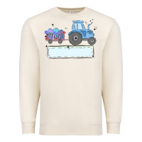 Sandshell easter tractor boy Premium Sweatshirt - MaliasSmallBusiness